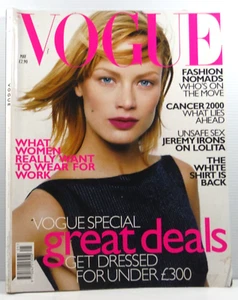 Vogue Magazine British May 1998 cover Carolyn Murphy PB Deals Fashion Work Wear - Picture 1 of 12