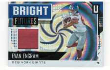 2018 Unparalleled Bright Futures Mem Prime Whirl #5 Evan Engram Jersey /50