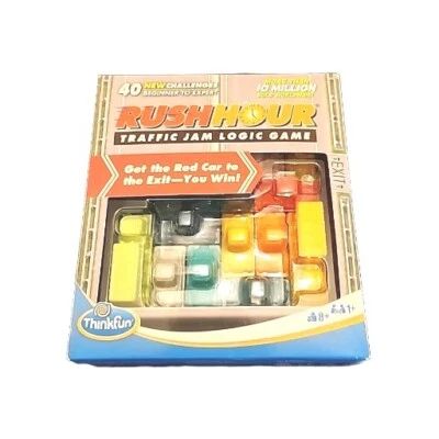 Thinkfun Rush Hour Traffic Jam Logic Game 40 New Challenges, New And Sealed. - Image 1 of 2