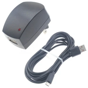 HOME WALL CHARGER POWER ADAPTER 6FT LONG MICRO USB CABLE CORD For PHONES TABLETS - Picture 1 of 5
