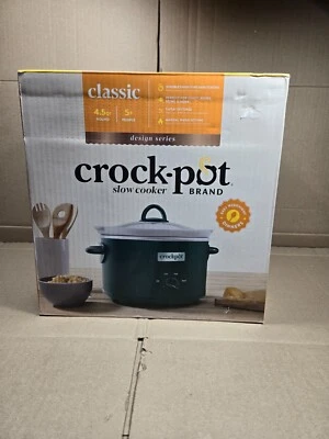 4.5 gt. Ceramic Crock-Pot Slower Cooker ( Ponderosa Green) - Image 1 of 4