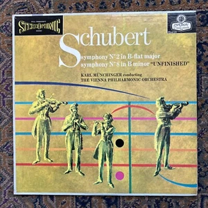 Schubert Symphony No 2 In B-flat Major & No 8 (Unfinished) Munchinger London - Picture 1 of 5