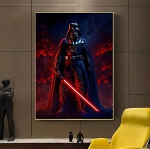 Darth Vader Canvas Art Print Medium Sized - Unframed - Picture 1 of 5