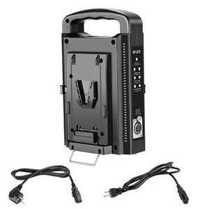 Neewer BP-2CH Dual Channel V-Mount/V Lock Battery Charger for V-Mount Battery - Picture 1 of 7