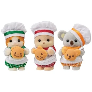 Sylvanian Families Baby Trio Bäckerei Set Japan Offiziell Calico Critters Neu - Bild 1 von 5