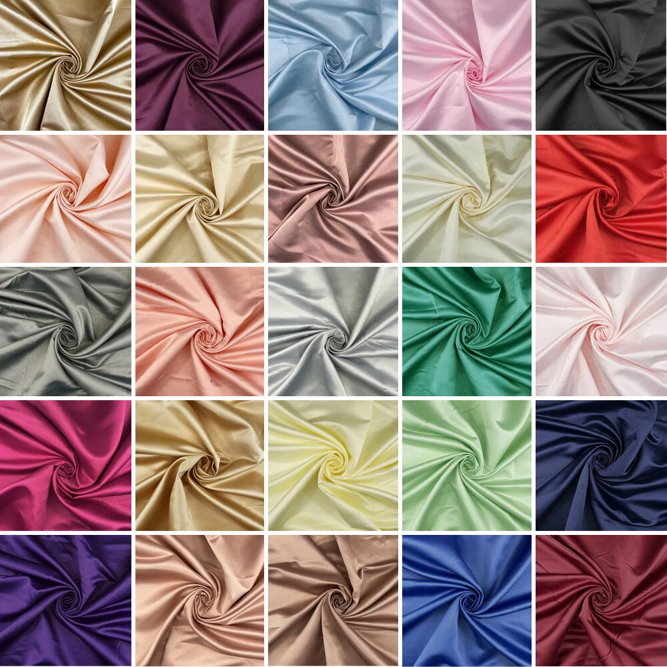 Superior Dull Duchess Fabric Bridal Satin Wedding Dress Eveningwear Crepe Back