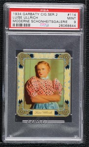 1934 Garbaty Kurmark Moderne Schonheitsgalerie Tobacco Luise Ullrich PSA 9 s5j
