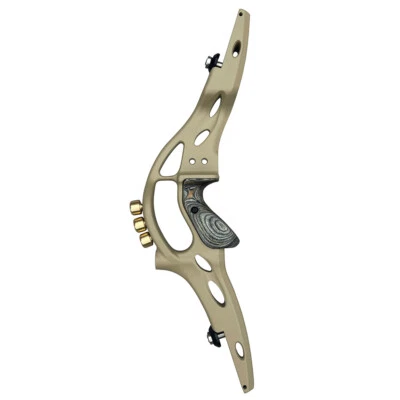 19" ILF Recurve Bow Riser Takedown Brass Weight American Hunting Bow Handle - Image 1 of 4