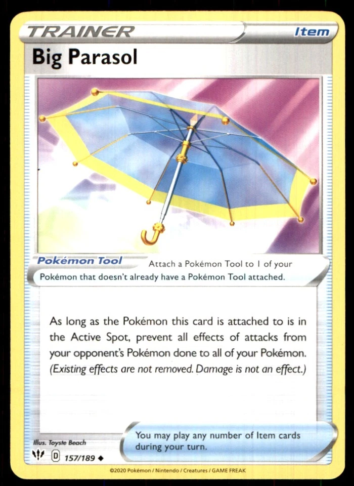 2020 Sword & Shield - Darkness Ablaze Big Parasol Uncommon #157 - Image 1 of 2