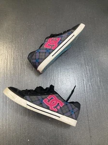 DC Girl's Chelsea SE Shoe - Blue Denim Chambray/White Dot/Pink Laces 302252 7.5 - Bild 1 von 7