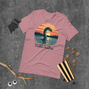 I Found Lake of the Ozark Monster Missouri Folklore Cyptid Unisex t-shirt - Picture 1 of 7