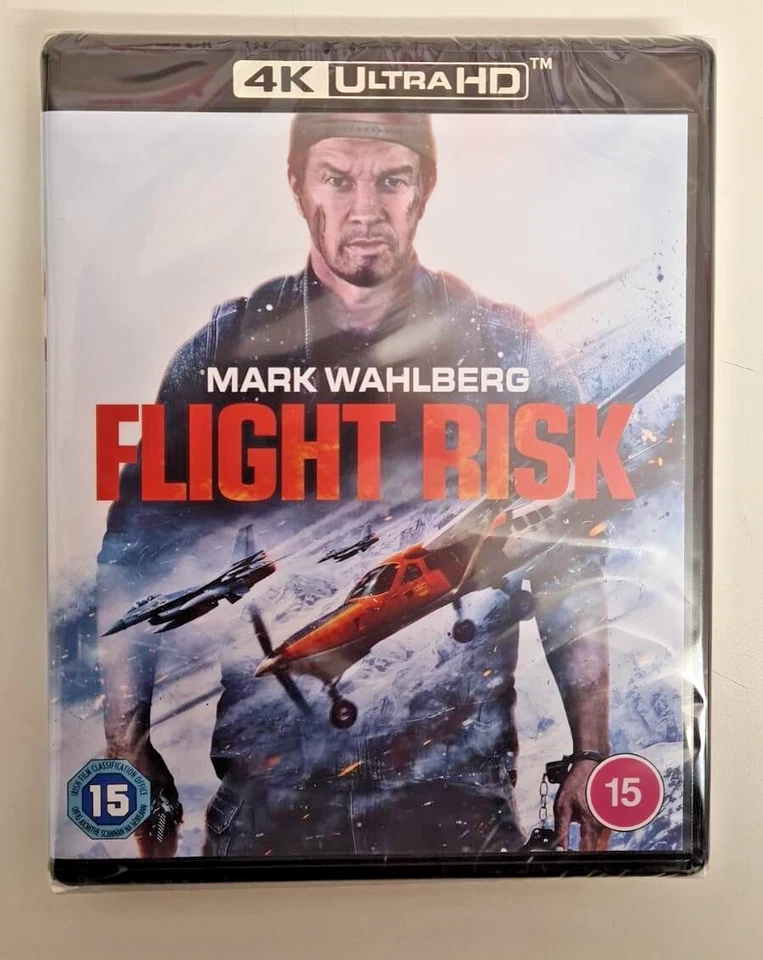4K UHD BLU-RAY    FLIGHT RISK     BRAND NEW SEALED UK STOCK - Image 1 of 2