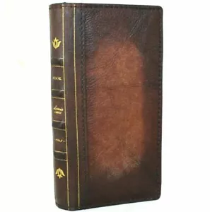 Genuine Leather Case for Samsung Galaxy S24 Ultra Wallet Book bible cover Luxury - Picture 1 of 8