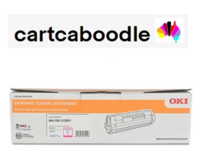 OKI Genuine 44844526 MAGENTA Toner Cartridge 10,000 Pages - for C811 / C831 - Picture 1 of 2