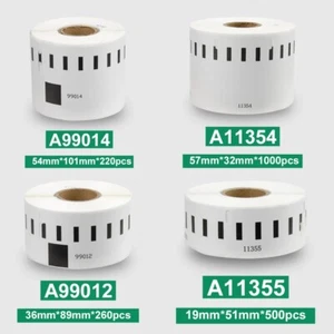 Etiketten Dymo 99012 99014 99010 11354 11352 11355 für Labelwriter 400 Duo Turbo - Bild 1 von 31