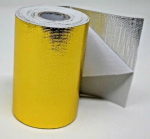 Giant Gold Reflective Thermal Heat Shield Tape Protect 4''x30' Roll Turbo Engine - Bild 1 von 4