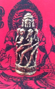THAI TOTEM BOUDDHA BRAHMA CREATION VIRGINITE DANSEUSE amulette Thaïlande b549 - Picture 1 of 6
