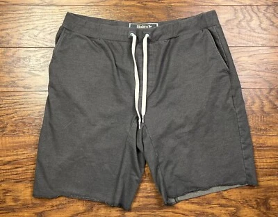 Moderno Diversión Pantalones Cortos Cintura Elástica Cordón Hombre XL Gris D4 Foto 1 de 4