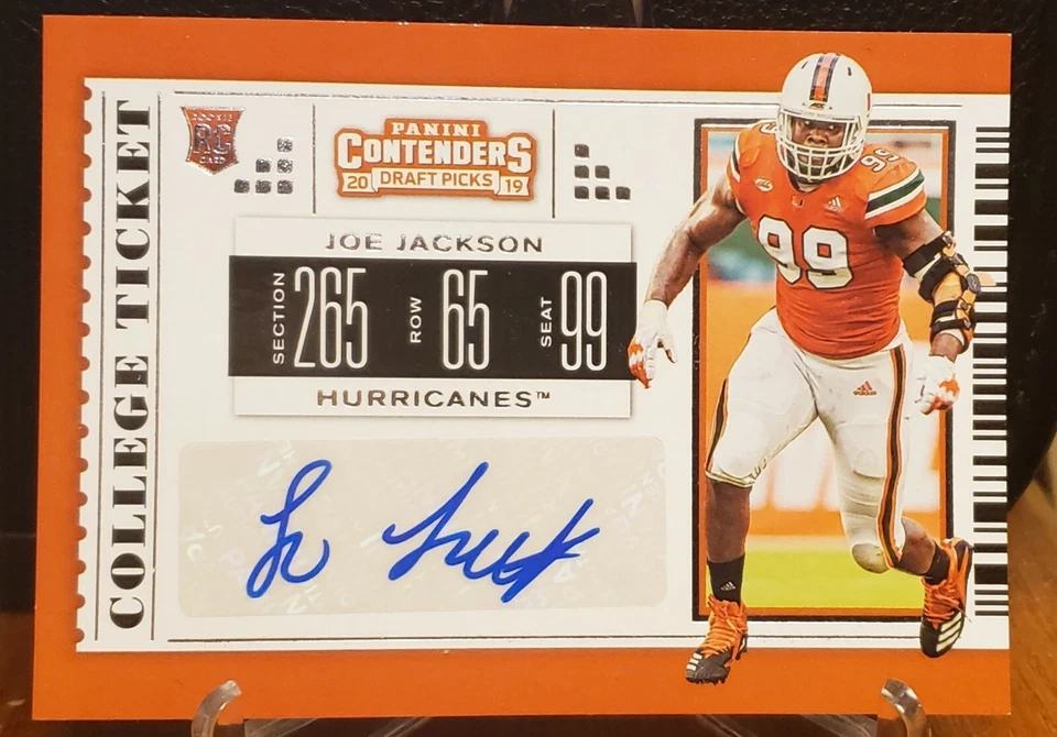 2019 Contenders Draft Autograph Joe Jackson RC Auto COWBOYS - Image 1 of 1