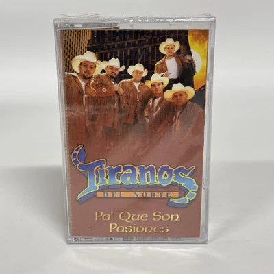 Los Tiranos del Norte Cassette Pa' Que Son Pasiones 2000 Cumbia Nortena New - Image 1 of 3