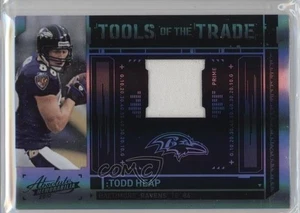 Absolute Memorabilia Tools of the Trade Spectrum 2010 Black Prime/50 Todd Heap - Imagen 1 de 3