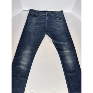 Lucky Brand 33x32 181 Relaxed Straight Leg Dark Wash Denim Jeans - Picture 1 of 9