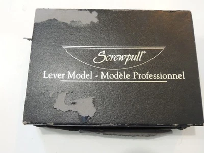 Le Crueset Screwpull Lever Model Corkscrew original box fair condition see pics - Image 1 of 4