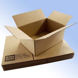 10 Royal Mail Small Parcel Postal Mailing Boxes - 350x250x160mm - Picture 1 of 4