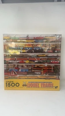 NEW Springbok Hallmark Lionel Trains On the Right Tracks 1500 Piece Puzzle 28x36 - Image 1 of 4