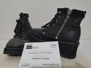 AMERICAN GODS Laura Moon Stunt Boots Original TV Series Prop w/ COA - Shoes - Picture 1 of 15