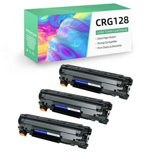 3PK CRG128 Toner Cartridge Compatible for Canon 128 MF4450 MF4550 MF4570 MF4890 - Picture 1 of 12