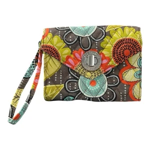 Portafoglio Vera Bradley, Flower Shower, chiusura girevole, polso floreale - Foto 1 di 9