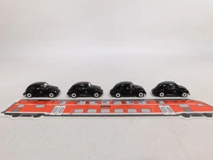 4x Mint H0 1:87 PKW VW Brezelkäfer Käfer Funkmessdienst Post #DX143-0,5 - Foto 1 di 5