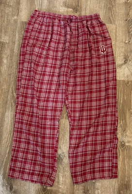 Нижние ящики мужские Indiana IU фланелевый красный клетку Sleepwear/lounge брюки 2XL - Изображение 1 из 4