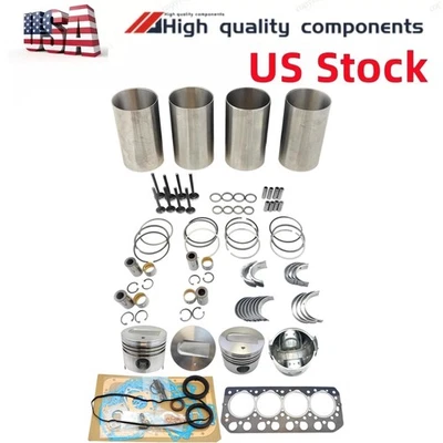 Overhaul Rebuild Kit S4L S4L2 For Mitsubishi engine Piston Bearing Set Repair - Image 1 of 4