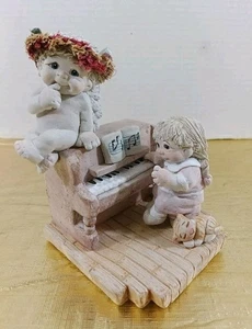 Figura Lección de Piano Dreamsicles Figura De Colección Firmada 1998 - Imagen 1 de 5