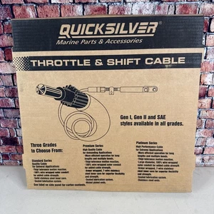 Quicksilver OEM GEN II Premium Throttle & Shift Cable 14' # 897978A14-8M0082537 - Picture 1 of 4