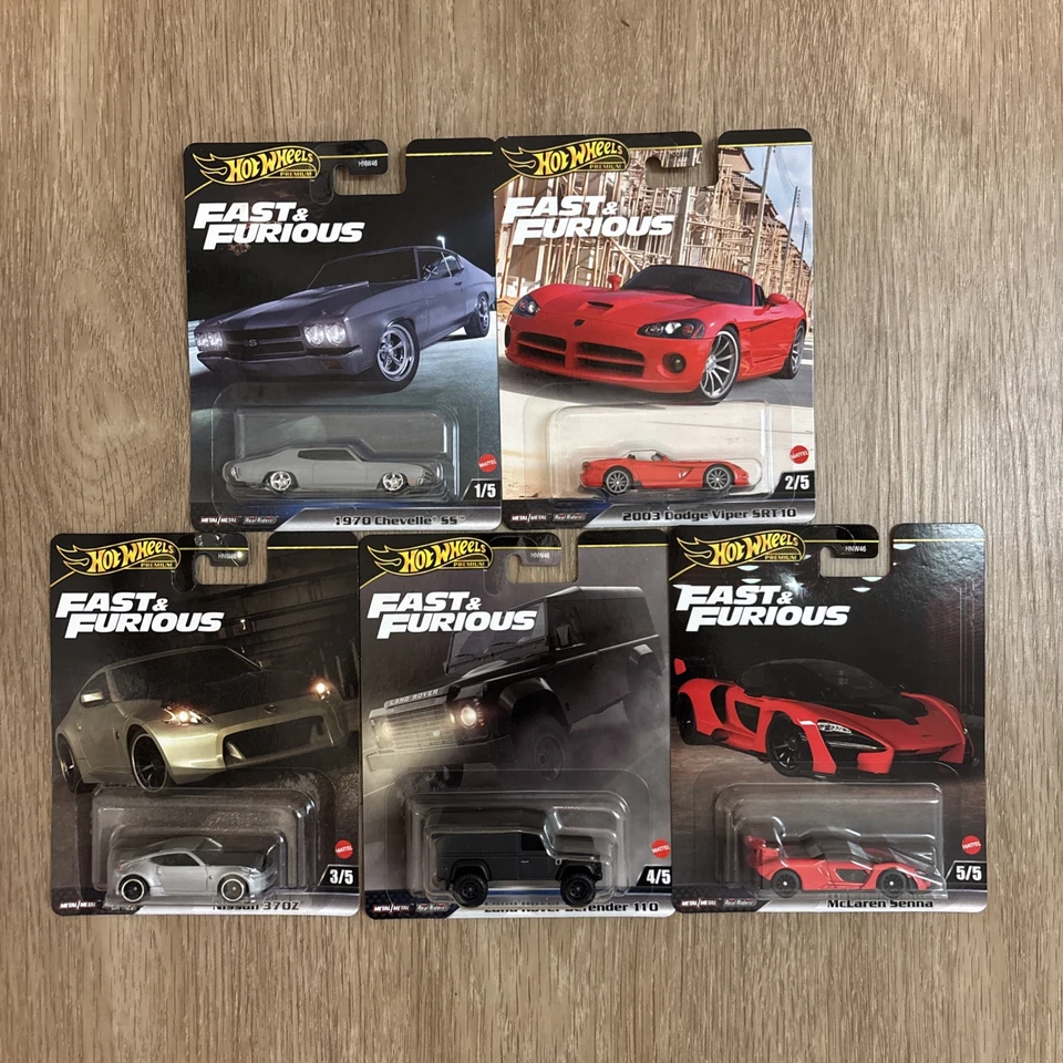 Hot Wheels Fast & Furious 1970 Chevelle SS Vehicle Gray JBL94 Ages 3 and