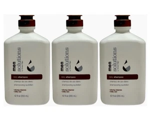 (3) Great Clips Men Solutions Daily Shampoo Strong Cleanse Daily Use Mens 12floz - Picture 1 of 3