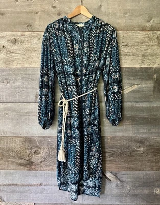 Vestido Midi Ulla Johnson Agadir Cover Up S Azure Beach Resort Vaca Novo sem etiquetas - Imagem 1 de 4