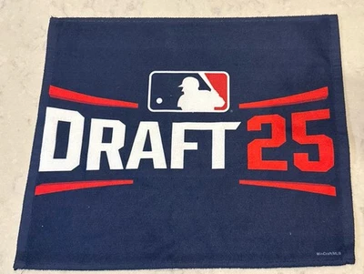 WINCRAFT 2025 MAJOR LEAGUE BASEBALL DRAFT MLB TOWEL NAVY ALL STAR GAME ATLANTA SGA 18x15