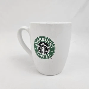 Taza de café Starbucks 2008 taza blanca clásica verde y negra logotipo de sirena 10,2 oz - Imagen 1 de 12