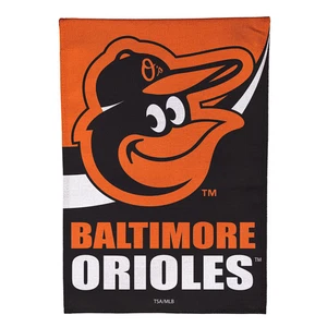 Baltimore Orioles Burlap Flag GDN Size - Picture 1 of 1