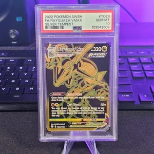 Pokemon Silver Tempest Rayquaza VMAX TG29/30 PSA 10 - Imagen 1 de 4