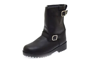 Men's Tourmaster Black Motorcycle Boots 12 NWOB Waterproof Vintage 2.0 - Picture 1 of 4