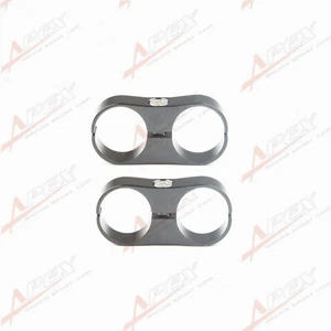 US SHIP 2PCS 27mm ID Billet Aluminum Fuel Hose Separator Fittings Adapter Black  - Picture 1 of 7