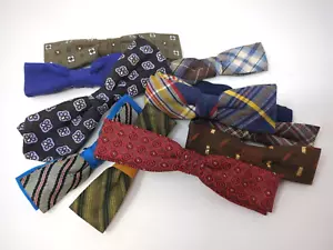 MENS TRUE VINTAGE BOW TIES LOT OF 11 ROYAL/BEAU/RUST RESISTANT/EVERGRIP/OTHERS. - Picture 1 of 14