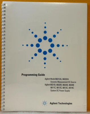 Agilent / HP 5962-8198 2003 66312A, 66332A Dynamic Measurement Programming Guide - Image 1 of 2