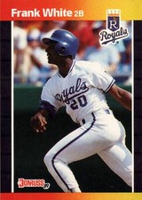1989 Donruss # 85  Frank White Kansas City Royals