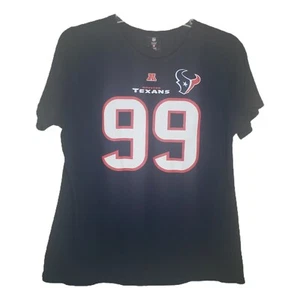Houston Texans Damen T-Shirt 99 JJ Watt Navy Blau NFL Team Bekleidung 2XL - Bild 1 von 5